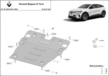 Scut motor Renault Megane E-Tech 2022 - 2026 - Img 3