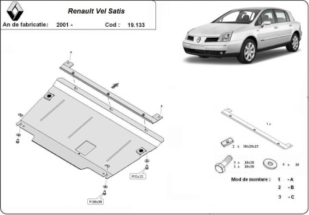 Scut motor Renault Vels Satis 2001 - 2009 - Img 3