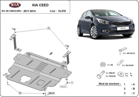 Scut motor și cutie de viteză Kia Ceed 2011 - 2014 - Img 3