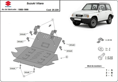 Scut motor Suzuki Vitara 1988 - 1999 - Img 3