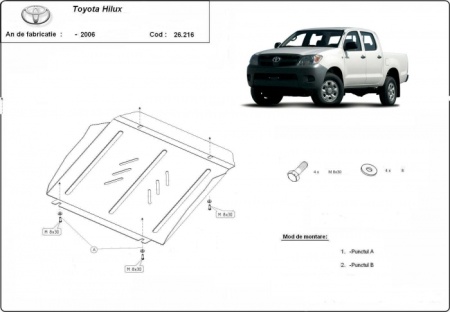 Scut motor Toyota Hilux 2000 - 2004 - Img 3
