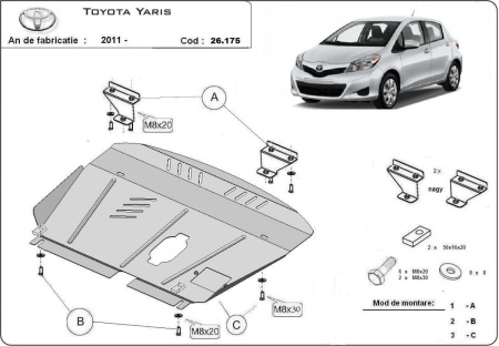 Scut motor Toyota Yaris 2011 - 2020 - Img 3