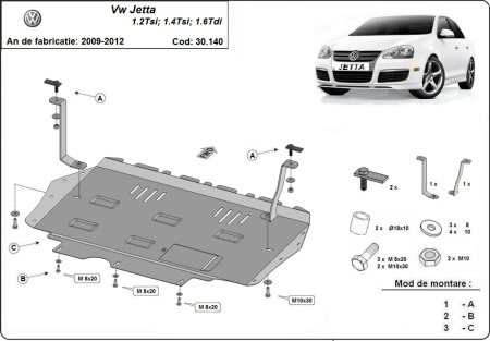 Scut motor VW Jetta 2010 - 2011 - Img 3