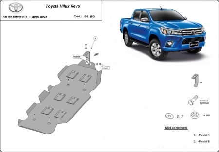 Scut rezervor Toyota Hilux Revo 2016 - 2026 - Img 3