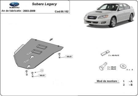 Scut cutie de viteză Subaru Legacy 2003 - 2009 - Img 3