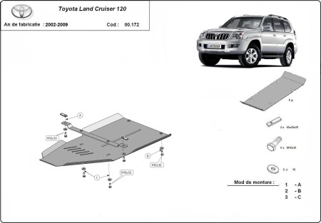 Scut cutie de viteză Toyota Land Cruiser J120 2002 - 2009 - Img 3