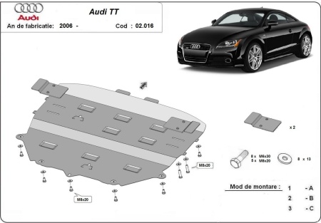 Scut motor Audi TT 2006 - 2014 - Img 3
