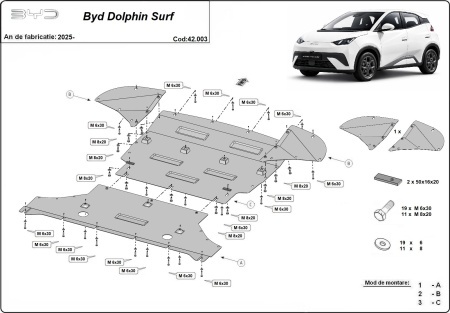 Scut motor BYD Dolphin Surf 2025 - 2026 - Img 3