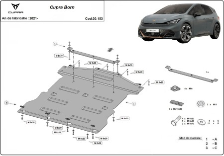Scut motor Cupra Born 2021 - 2026 - Img 3