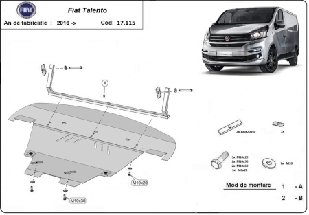 Scut motor Fiat Talento 2016 - 2021 - Img 3