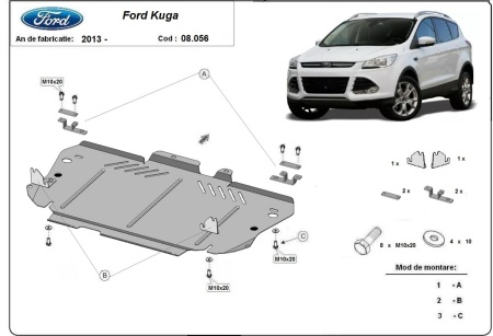 Scut motor Ford Kuga 2013 - 2019 - Img 3