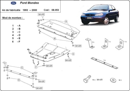 Scut motor Ford Mondeo 1,2 1993 - 2000 - Img 3