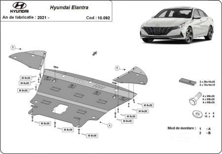 Scut motor Hyundai Elantra 2021 - 2026 - Img 3