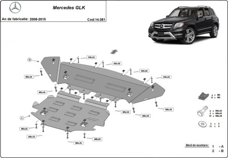 Scut motor Mercedes GLK X204 2008 - 2026 - Img 3