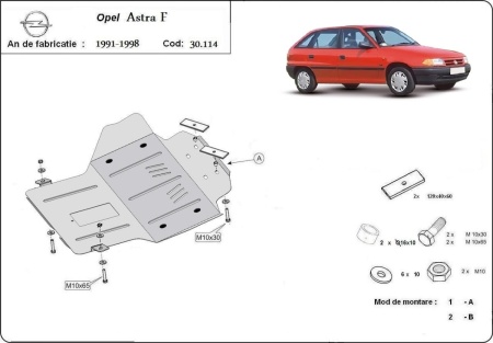 Scut motor Opel Astra F 1991 - 1996 - Img 3