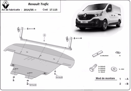 Scut Motor Renault Trafic dupa 2014 2014 - 2021 - Img 3