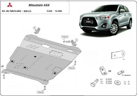 Scut motor și cutie de viteză Mitsubishi ASX 2010 - 2022 - Img 3
