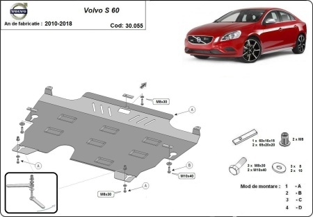 Scut motor și cutie de viteză Volvo S60 2010 - 2018 - Img 3