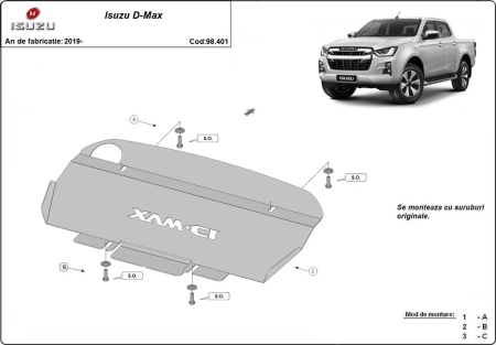 Scut radiator Isuzu D-Max 2019 - 2026 - Img 3
