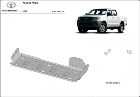 Scut rezervor Toyota Hilux 2000 - 2004 - Img 3