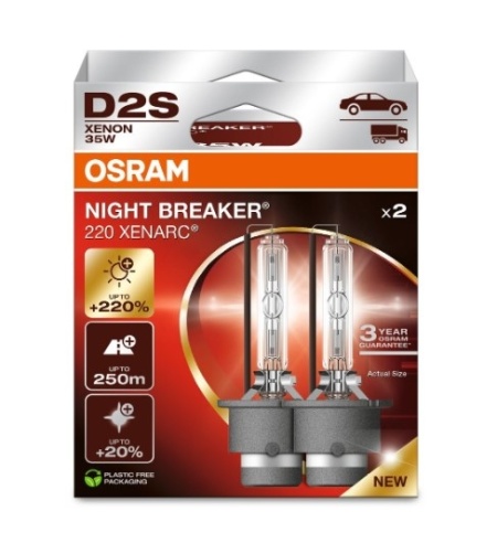 SET 2 BECURI XENON D2S OSRAM NIGHT BREAKER LASER NEXTGEN