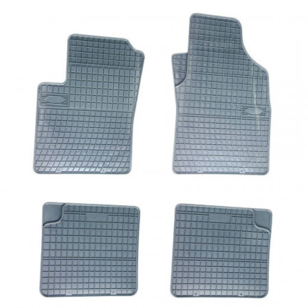 Set covorase cauciuc gri Fiat 500 2007 - 2019