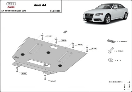 Scut cutie de viteză Audi A4 4 B8 2008 - 2014 - Img 3