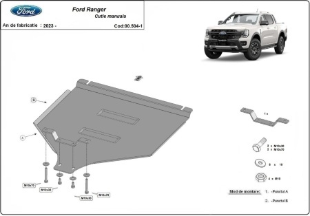 Scut cutie de viteză manuală Ford Ranger 2023 - 2026 - Img 2