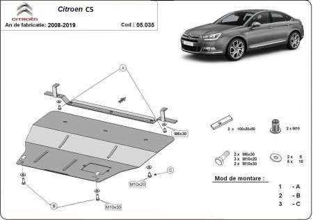 Scut motor citroen C5 2008 - 2019 - Img 3