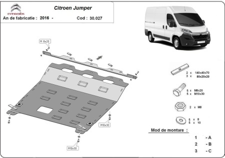 Scut motor Citroen Jumper 2016 - 2026 - Img 3