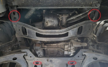 Scut motor din aluminiu Ford Transit 4x4 2013 - 2023 - Img 4