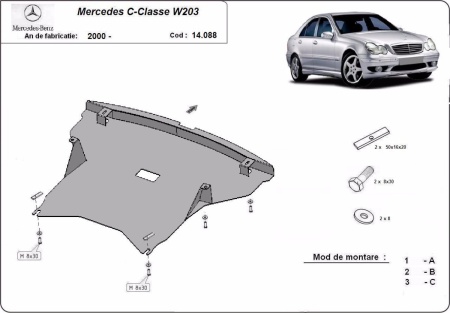 Scut motor Mercedes C-class W203 2000 - 2007 - Img 3