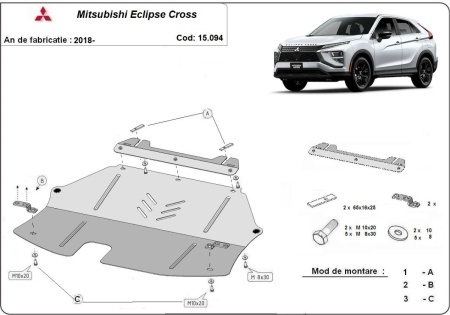 Scut motor Mitsubishi Eclipse Cross 2018 - 2026 - Img 3
