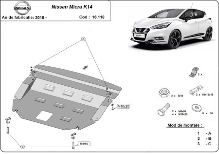 Scut motor Nissan Micra 2016 - 2026 - Img 3