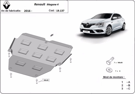 Scut motor Renault Megane 4 2016 - 2026 - Img 3