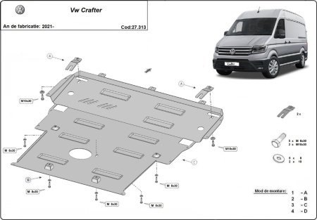 Scut motor Vw Crafter 2021 - 2026 - Img 3