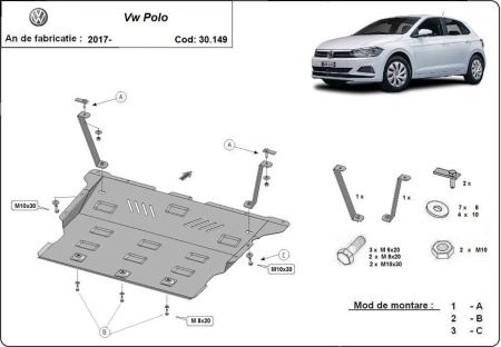 Scut motor VW Polo 2017 - 2026 - Img 3
