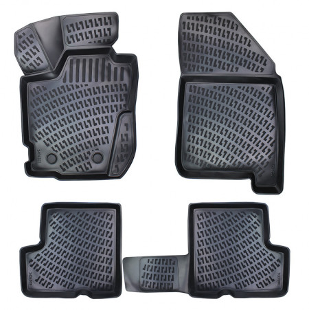 Protections Seuil De Porte Pour Dacia Duster II 2018-2022 – 4 Pièces Acier Inoxydable
