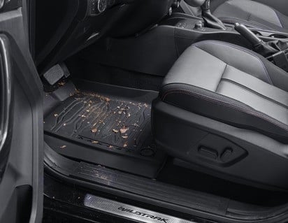 Set covorase cauciuc tip tavita Ford Ranger T6.2 ( Cabina Dubla ) 2023-2024 originale - Img 2