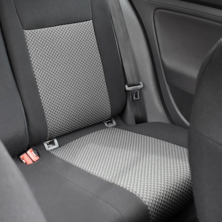 Set huse scaun material textil negre Dacia Sandero 1 2008-2012 - Img 2