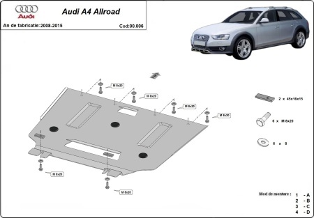 Scut cutie de viteză Audi A4 4 B8 All Road 2008 - 2014 - Img 3