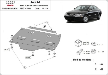 Scut cutie de viteză automată VW Passat B5, B5.5 1997 - 2005 - Img 3