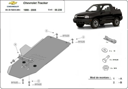 Scut cutie de viteză Chevrolet Tracker 1999 - 2005 - Img 3
