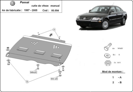 Scut cutie de viteză manuală VW Passat B5, B5.5 1997 - 2005 - Img 3