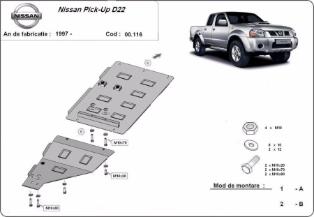 Scut cutie de viteza Nissan Pick Up (D22) 1997 - 2004 - Img 3