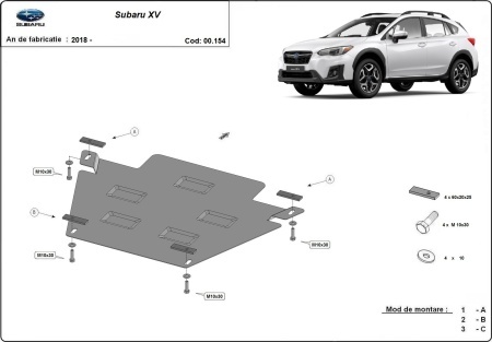 Scut cutie de viteză Subaru XV 2018 - 2022 - Img 3