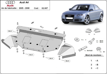 Scut motor Audi A4 B7 All Road 2005 - 2008 - Img 3