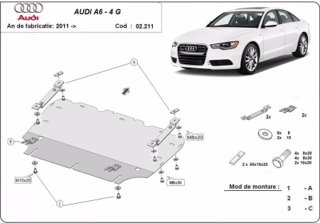 Scut motor Audi A6 2011 - 2018 - Img 3