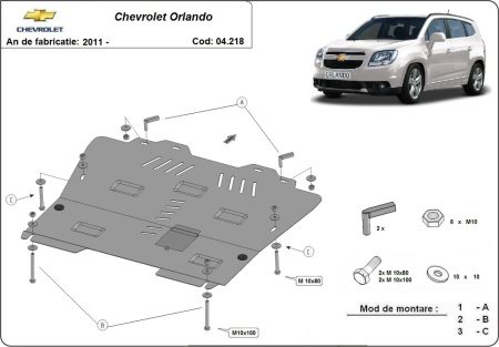 Scut motor Chevrolet Orlando 2011 - 2018 - Img 3