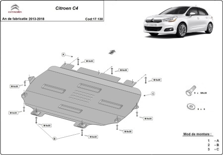 Scut motor Citroen C4 2013 - 2018 - Img 3